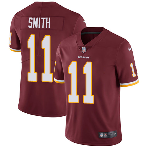 Nike Redskins #11 Alex Smith Burgundy Red Team Color Men's Stitched NFL Vapor Untouchable Limited Jersey - Click Image to Close